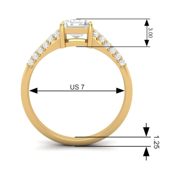 14k Vermeil Gold Natural Chocolate Quartz Ring - Picture 6 of 6